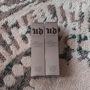 2 New Urban Decay All Nighter Foundations 11.0